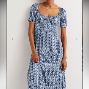 BODEN Sweetheart Jersey Midi Dress